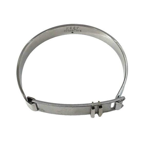 Keep Collective Bangle Bracelet Silver Tone - Picture 2 of 3